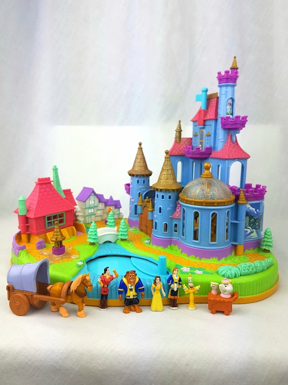 beauty and the beast castle playset