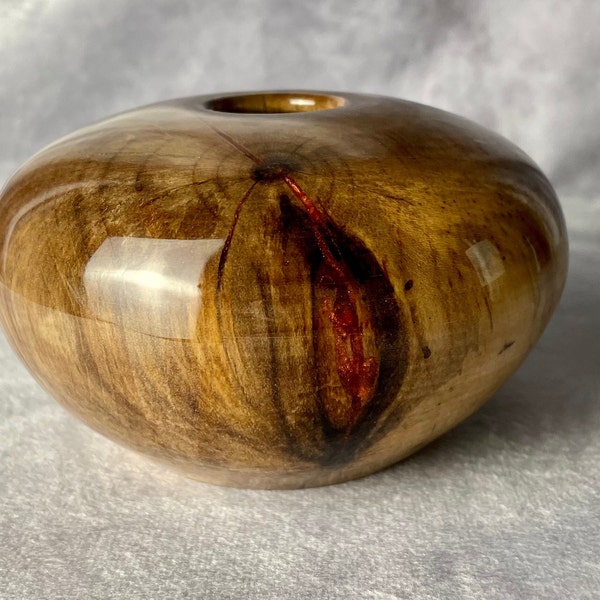 Bradford Pear and resin hollow form/vessel