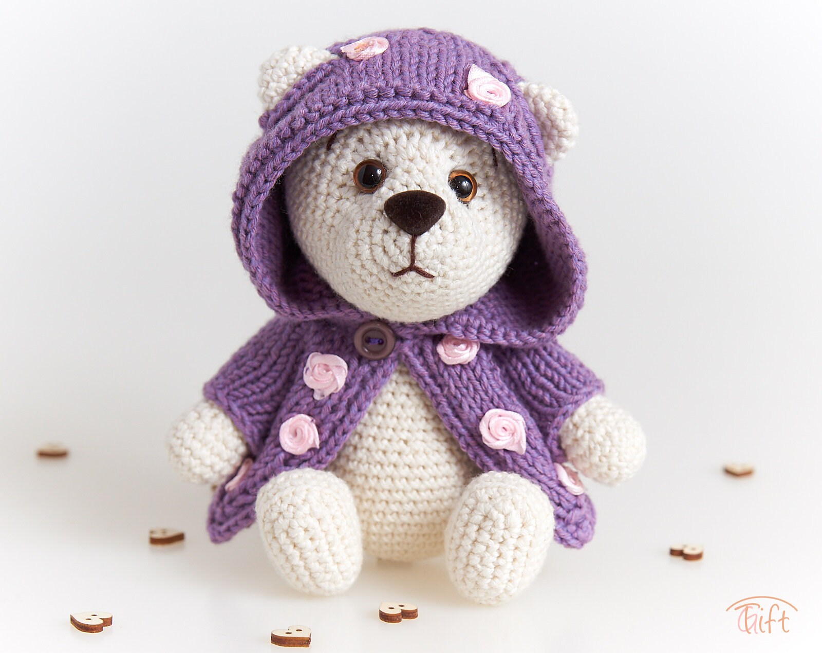 lavender teddy bear