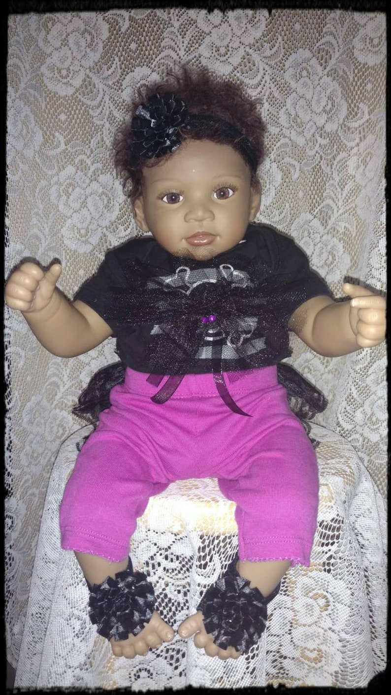 Baby Gothic 4 Piece Set Little Dark Princess 3-6 Month