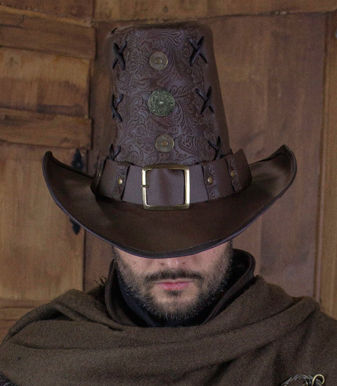 Witch Hunter Style Genuine Leather Hat From Warhammer or Etsy