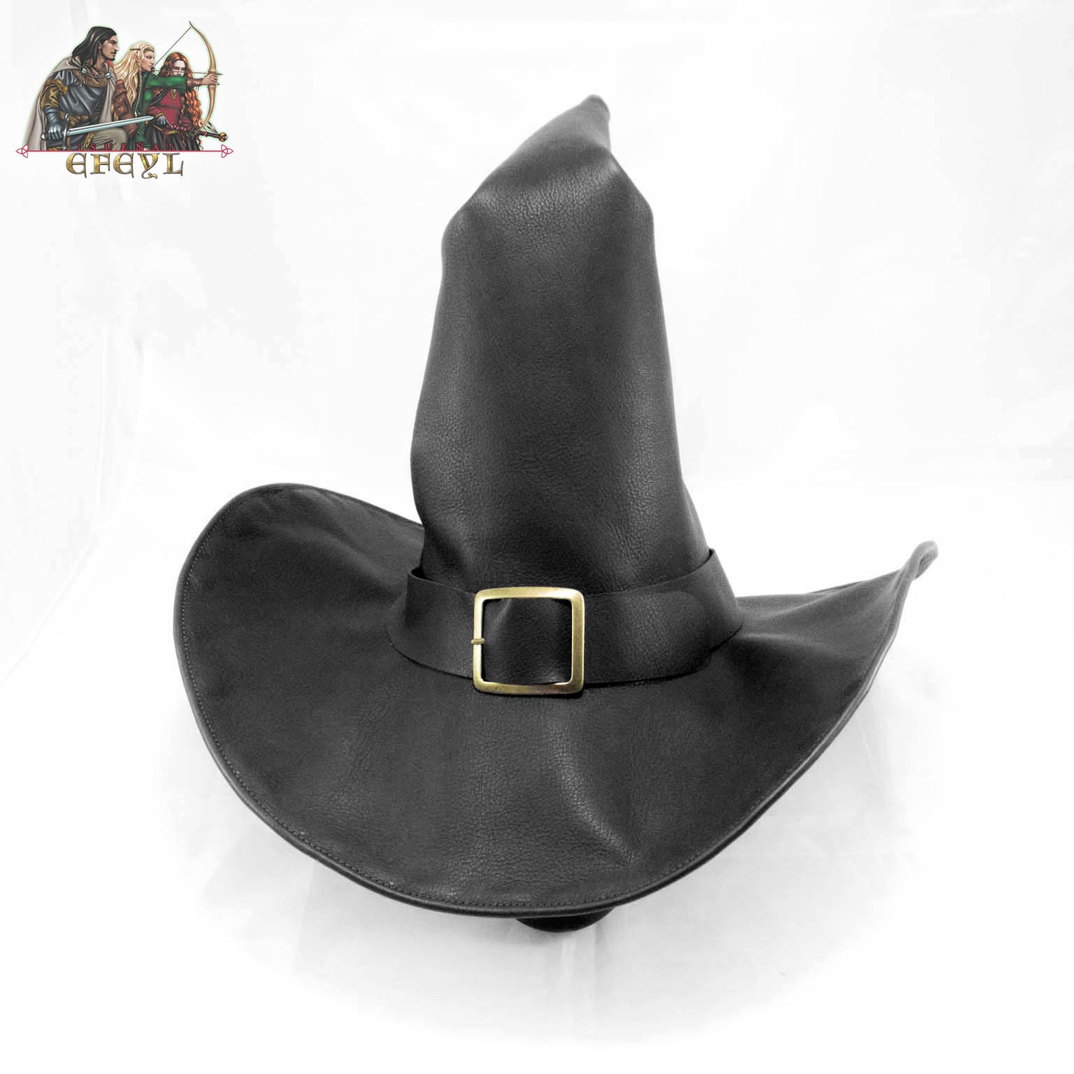 Wizard, Witch Genuine Leather Hat, Gandalf or Dumbledore