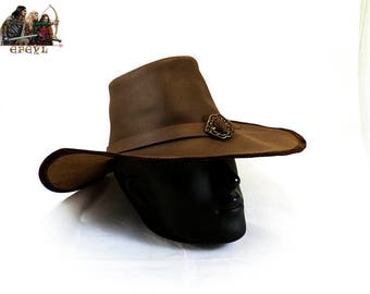 Casquette Van Helsing Du Film - Taille Unique Adulte, Neuve Avec étiquette, Style Bob En Microfibre Beige