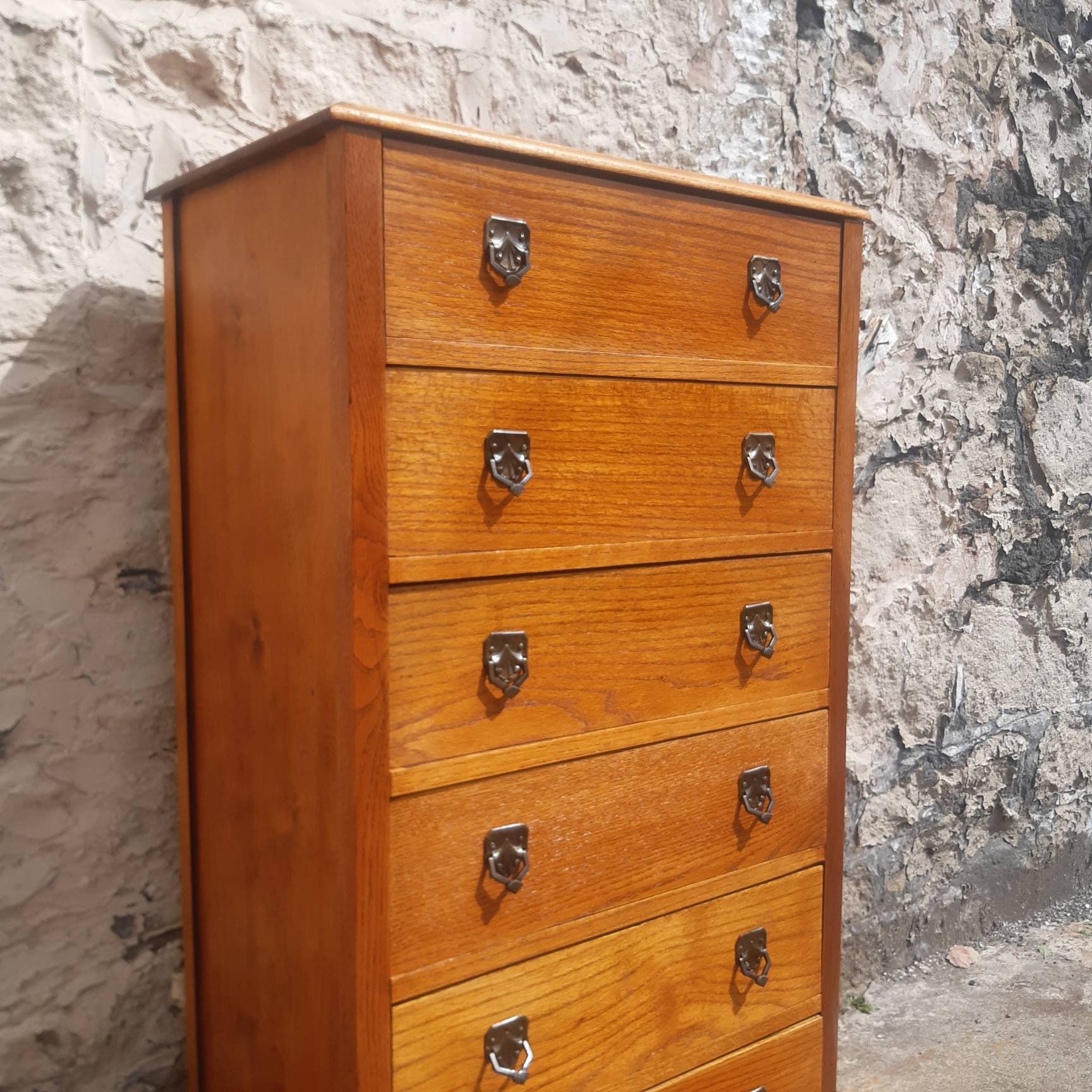 Vintage Chest Of Drawers Tallboy Vintage Furniture Bedroom