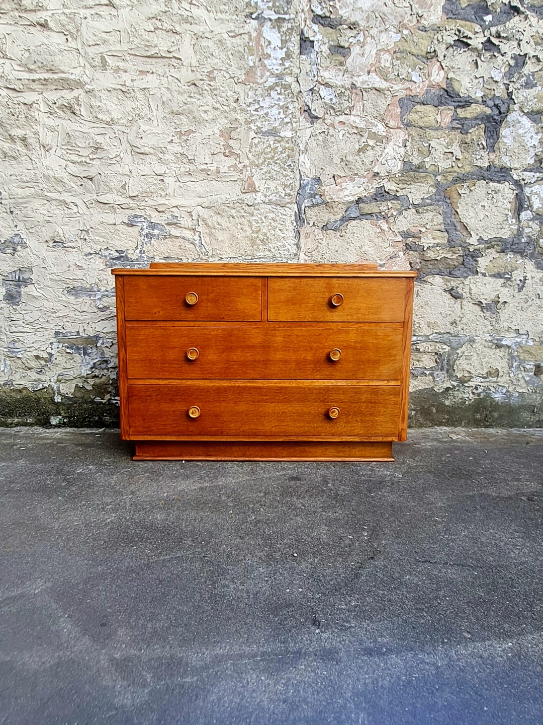 Vintage Dutch Chest of Drawers Tallboy Vintage Retro Etsy UK