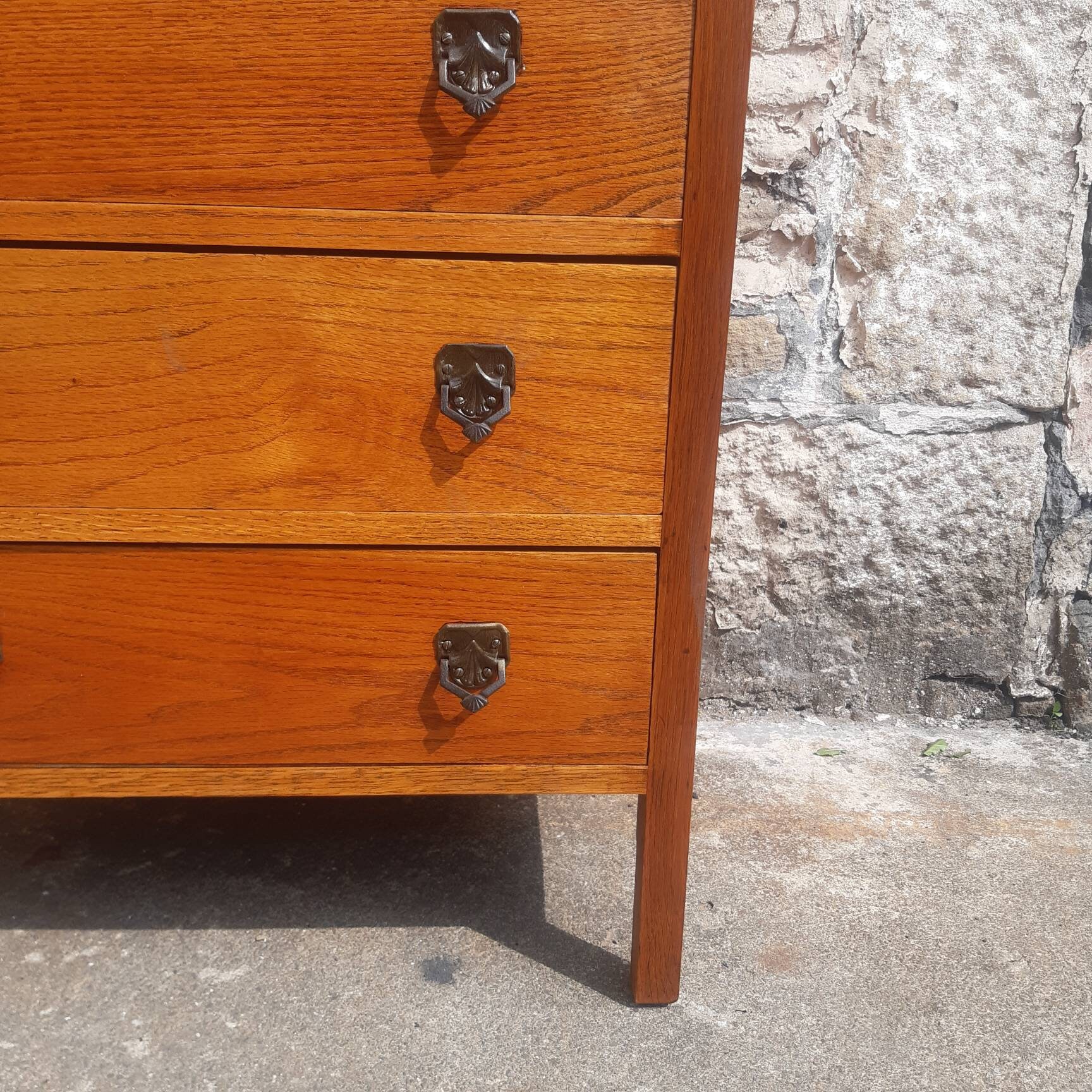 Vintage Chest Of Drawers Tallboy Vintage Furniture Bedroom Utility Antique Chest Of