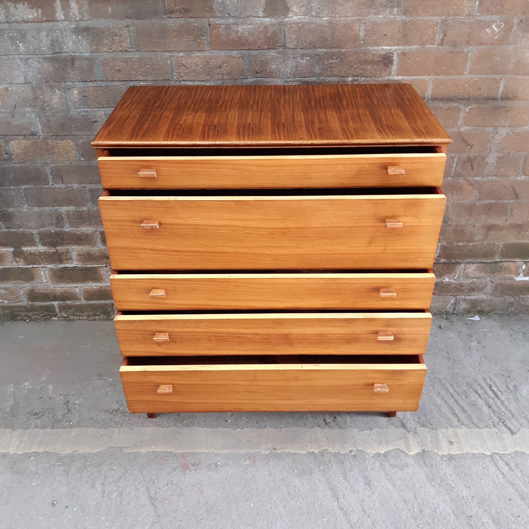 Alfred Cox Mid Century Chest Of Drawers Vintage Retro Furniture Heals