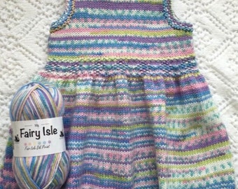 Knitted dress pattern