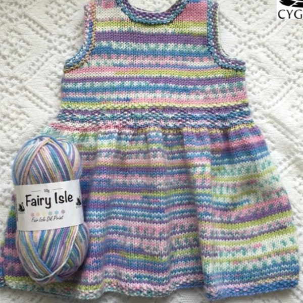 Knitted dress pattern