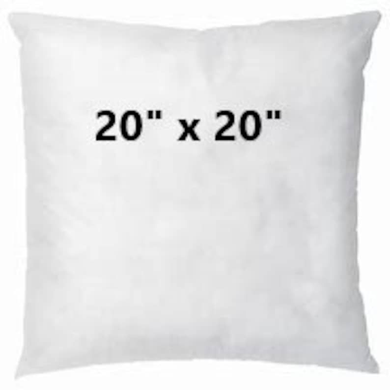 Pillow Insert 20x20 Polyester Pillow Square Pillow Cover and Insert