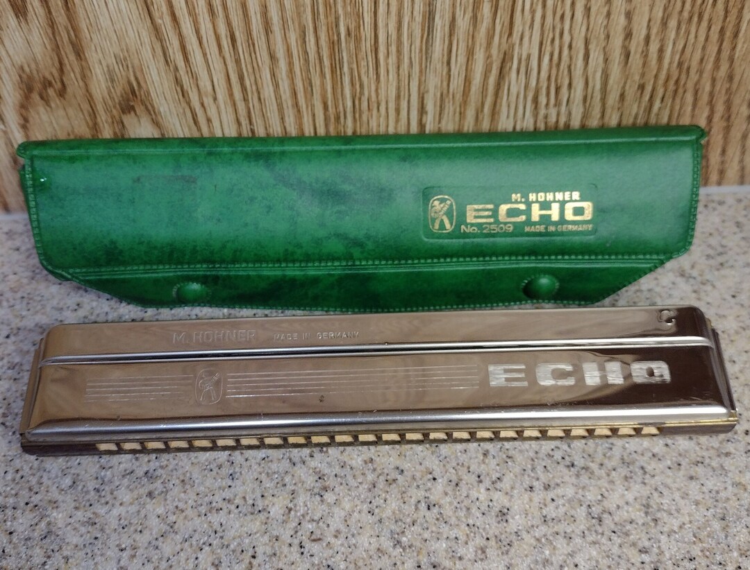 Vintage M. HOHNER ECHO No. 2509 HARMONICA. Etsy