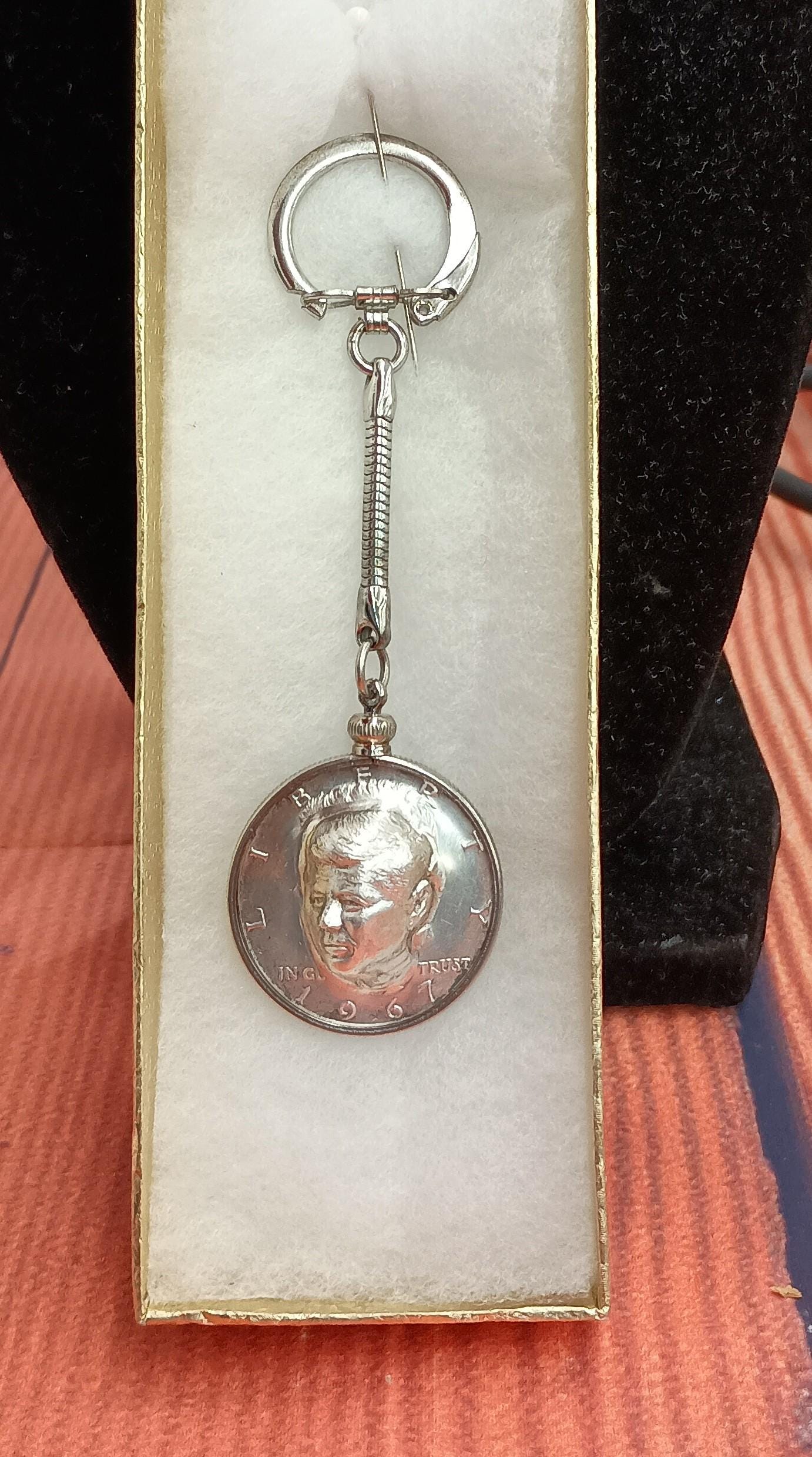 Vintage Jfk Keychain - Etsy