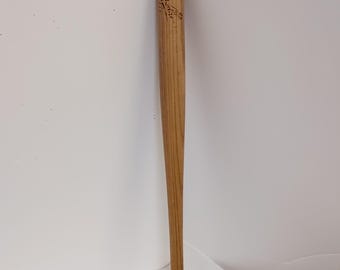 Mini mazza da baseball vintage in legno dei Dodgers, lunga 45 cm.