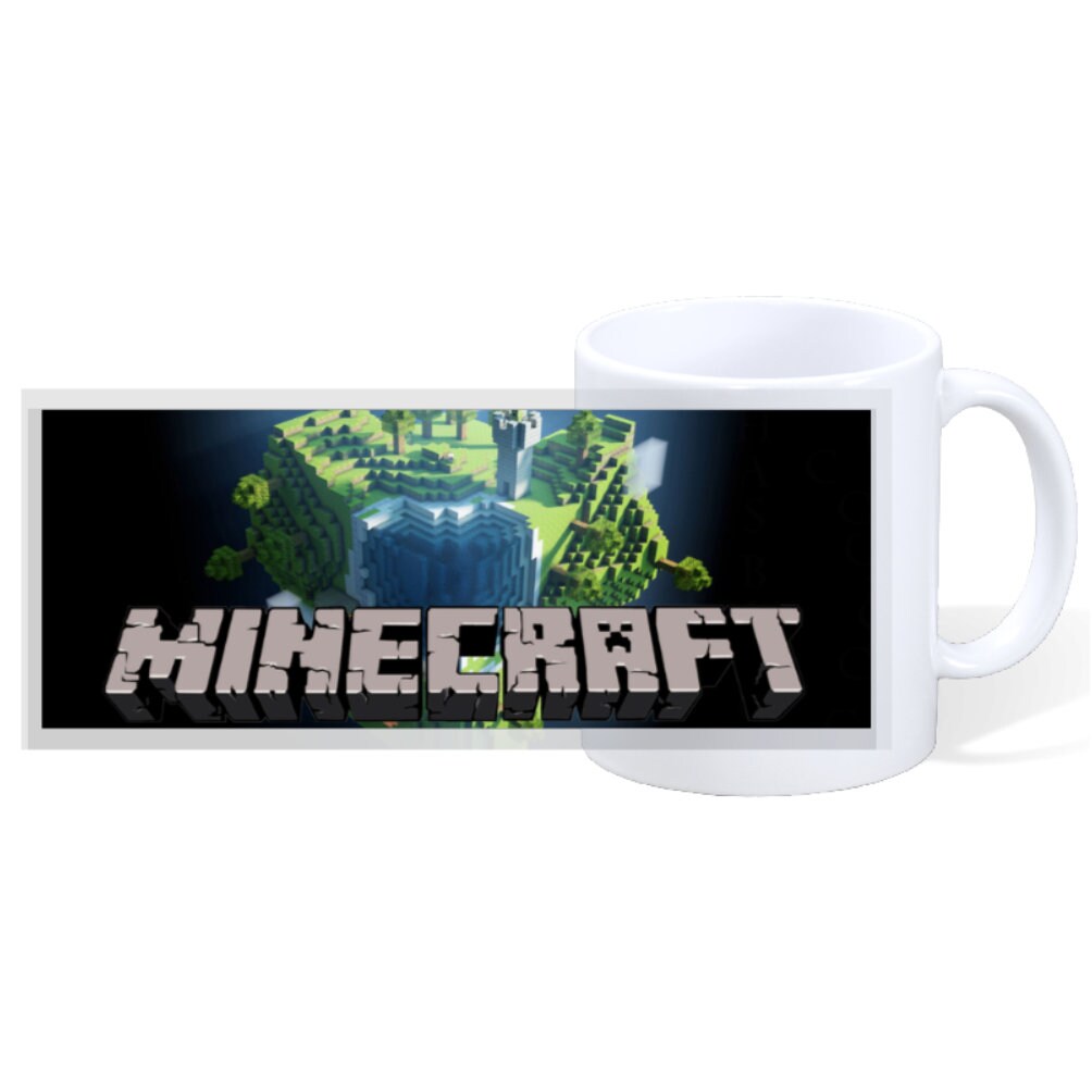 Minecraft Mug 11oz printed Gift Etsy