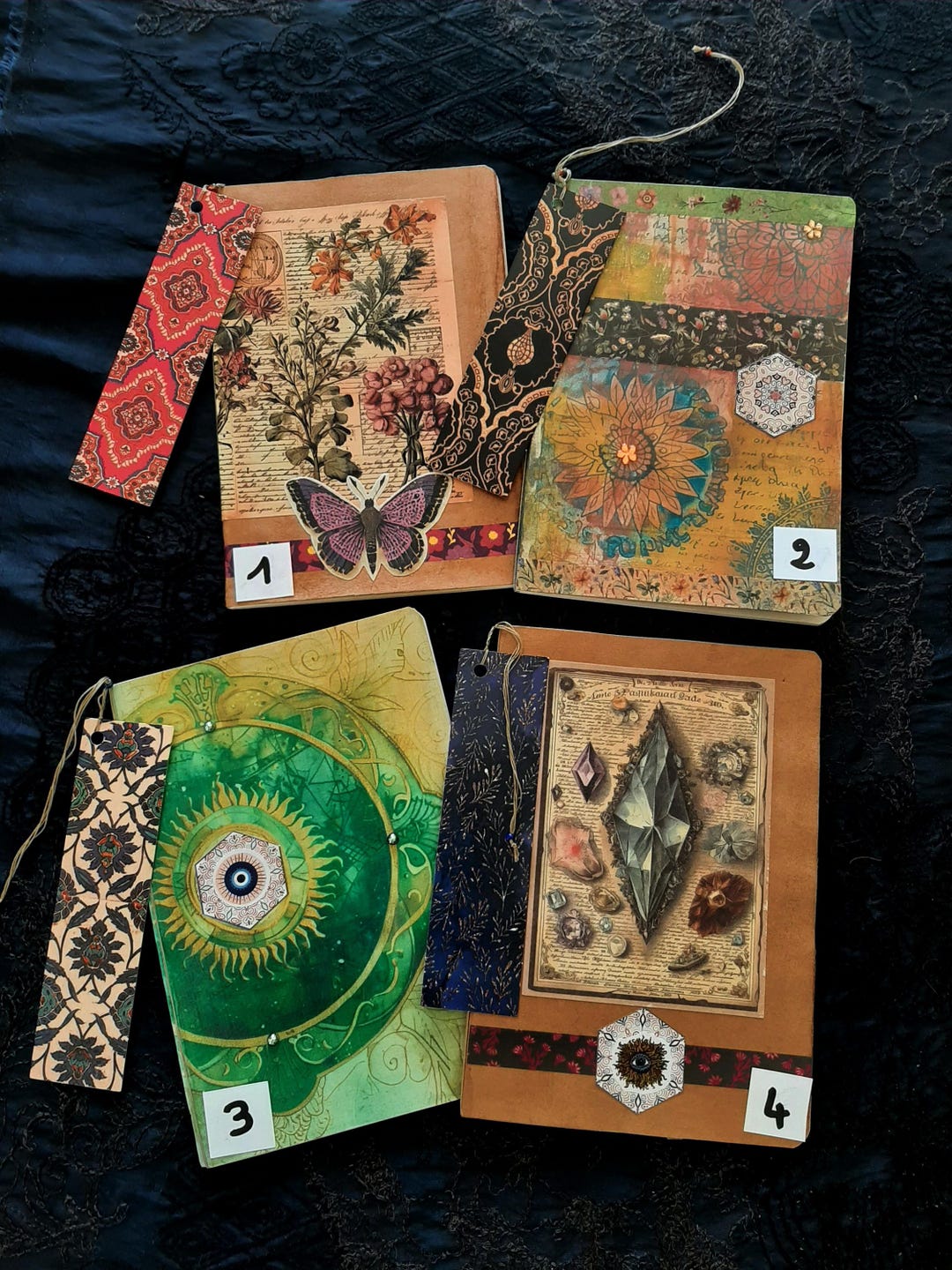 Decorated Notebook, Diary, Handmade Journal Gift - Etsy