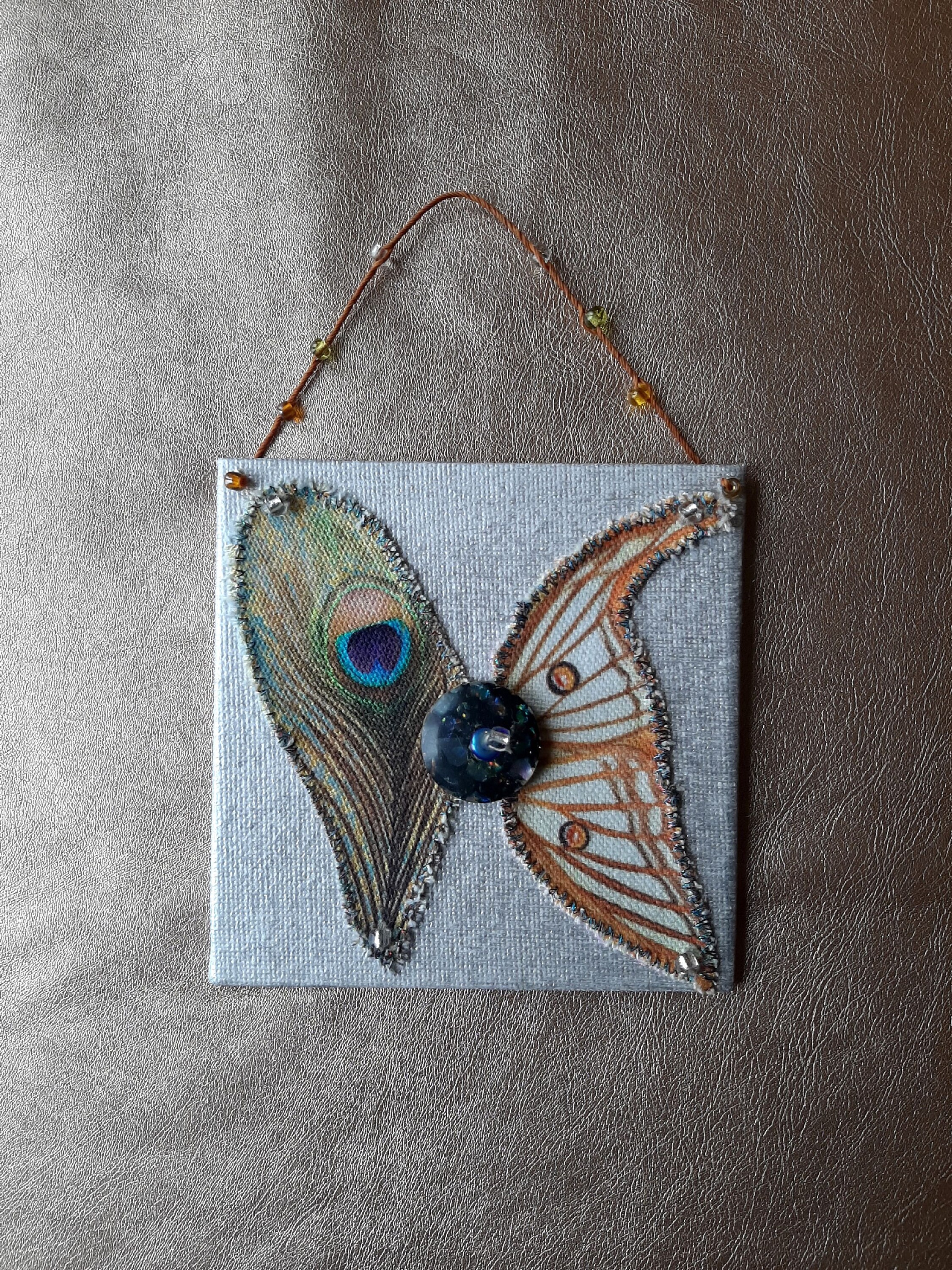 Art Mural, Peinture Collage, Symbole, Art Textile, Déco Icone, Art Sacré, Religion, Déco Mystique, N