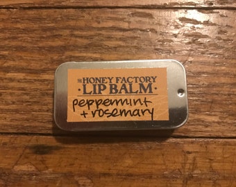 The Honey Factory Lip Balm: Peppermint/Rosemary