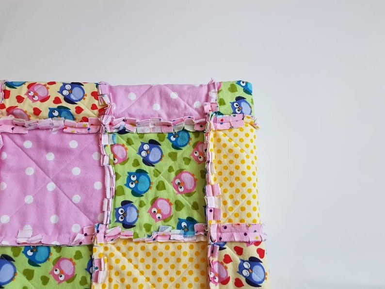 Owl Baby Quilt Crib Bedding Pink Toddler - Owl Nursery Bedding Yellow Owl Baby Quilt Crib Bedding Pink Toddler - Owl Nursery Bedding Yellow