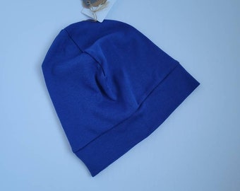 Baby Slouchy Beanie Hat - Blue