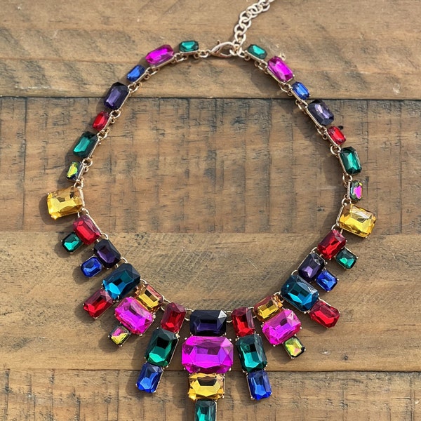 Collier tendance MISHKA multicolore éblouissant