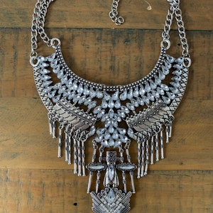 Stunning Savannah Tribal/Bohemian/ Oversized/Bohoo/Statement Necklace image 5