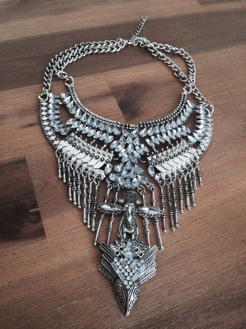 Superbe collier tribal/bohème/surdimensionné/bohème/déclaré Savannah image 7