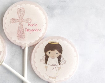 Baptism Lollipops - Baptism Favor - Lollipop for Baptism - Christening Lollipops - Lollipop Party Favor - Set of 6