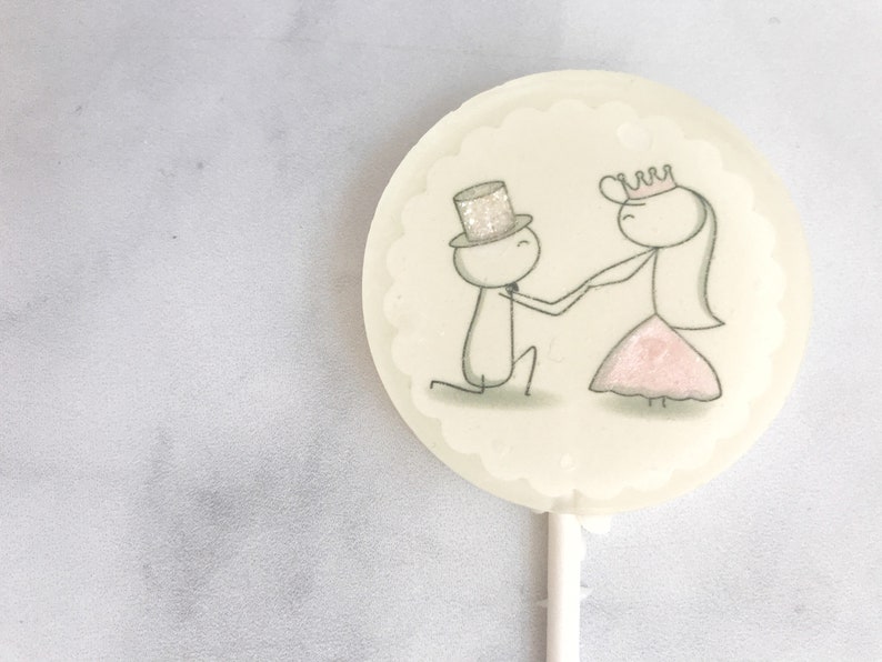 Lollipop Wedding Favor Wedding Favor Lollipop Bride and Groom Unique Wedding Favor for guests Couple Wedding Shower Set of 24 image 5