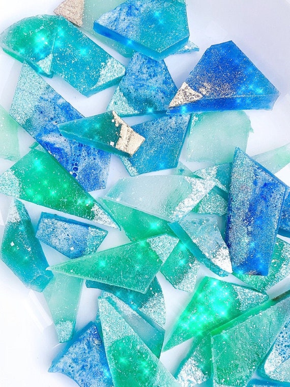 Edible Crystals, Edible Geode, Cake Decor, Cupcake Toppers, Kohakutou