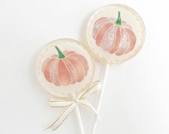 Pumpkin Lollipops