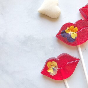 Red Lips Lollipops Valentine Lollipop Valentine Gift Valentine Day Lollipop Set of 6 image 4