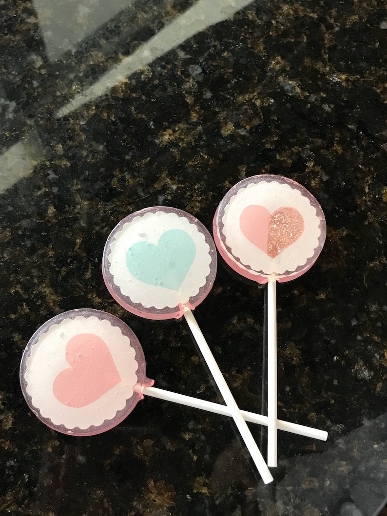 Pastel Wedding Pastel Wedding Favor Candy Lollipop Etsy