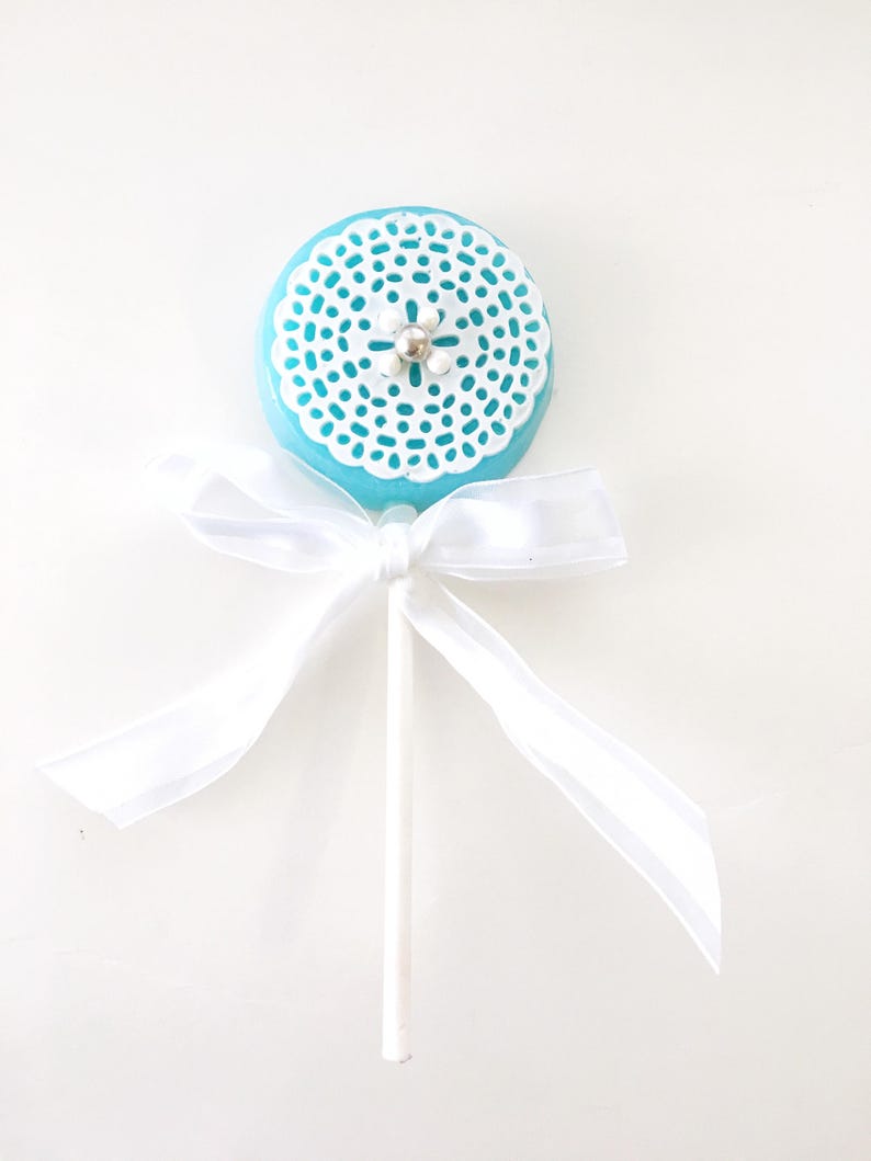 Baby Shower Favor Blue Baby Shower Baby Shower Lollipop Baby Boy Favor Blue Favor Blue Party Favor Lollilollies Set of 6 image 5