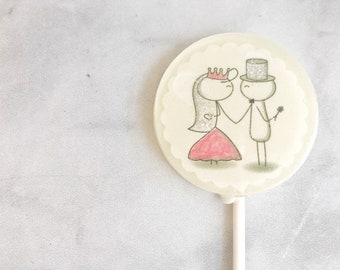 Fall Wedding Favor - Favor Lollipop - Favor for guest - Love - Fall Wedding - Bulk Favors - Wedding Favors - Candy - Lollilollies -Set of 6