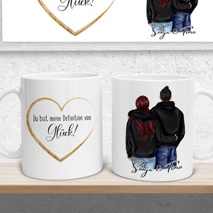 PAAR Viele Variant. Tasse personalisiert Geschenk Freund Freundin Partner Couple Fototasse Geschenkidee Personen Design Love Liebe Bild 1