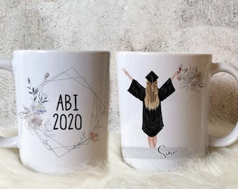 Viele Variant. Tasse personalisiert | Abschluss Doktor Abi Uni Master Absolvent Bachelor Graduierung | Fototasse Geschenkidee Junge Mädchen