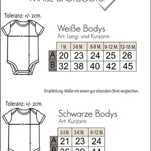 Weißes T-Shirt große Schwester mit Herzen Baby Body kleiner Bruder Bügelmotiv Geschwister Outfit Kindershirt personalisiert mit Namen Bild 4