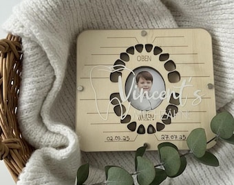 Milchzahndose mit Namen für Kinder personalisiert | Zahnfee Dose Milchzähne Holz Aufbewahrungsbox Zahndöschen Mädchen Jungen Babygeschenk