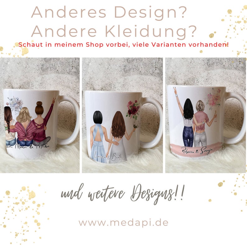 PAAR Viele Variant. Tasse personalisiert Geschenk Freund Freundin Partner Couple Fototasse Geschenkidee Personen Design Love Liebe Bild 3