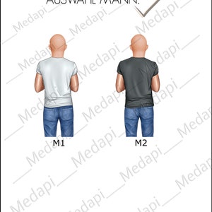 Babybody Baby Body T-Shirt Bügelmotiv Erster Zweiter Vatertag Geschenk Papa Vater Sohn Tochter Outfit Vatertagsgeschenk Personen Design Bild 2