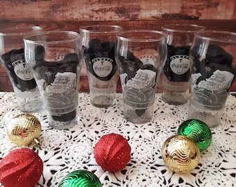 ヴィンテージ コカ・コーラ サンタクロース ガラスタンブラー - Etsy 日本