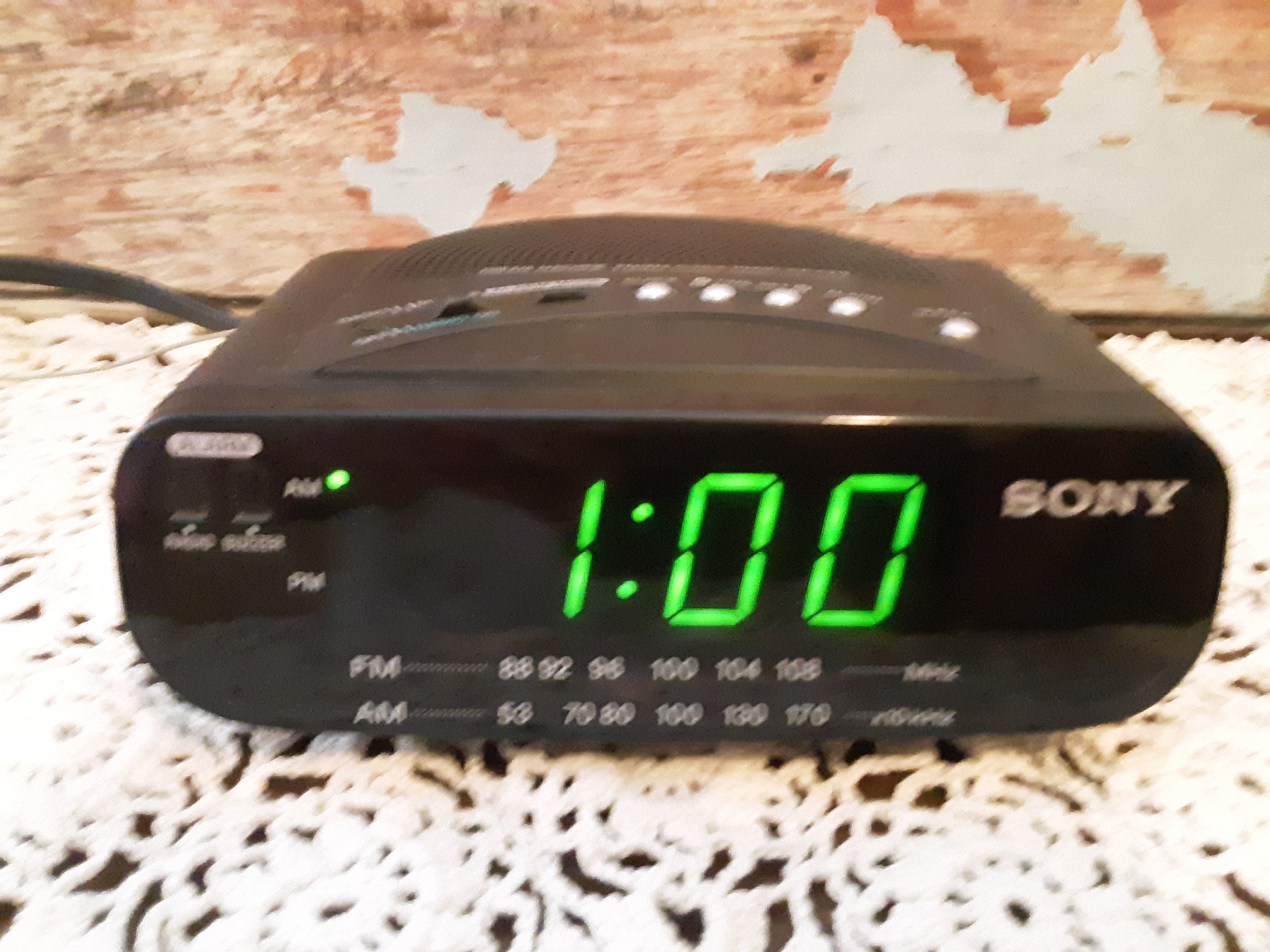 Vintage Sony Dream Machine Alarm Clock Radio AM/FM with Etsy