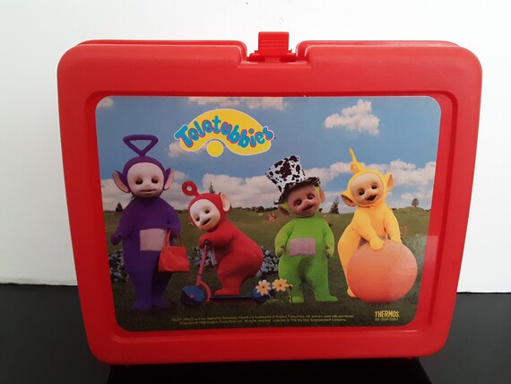 Vintage 1998 Teletubbies Plastic Lunchbox W/ Thermos Complete! - Etsy
