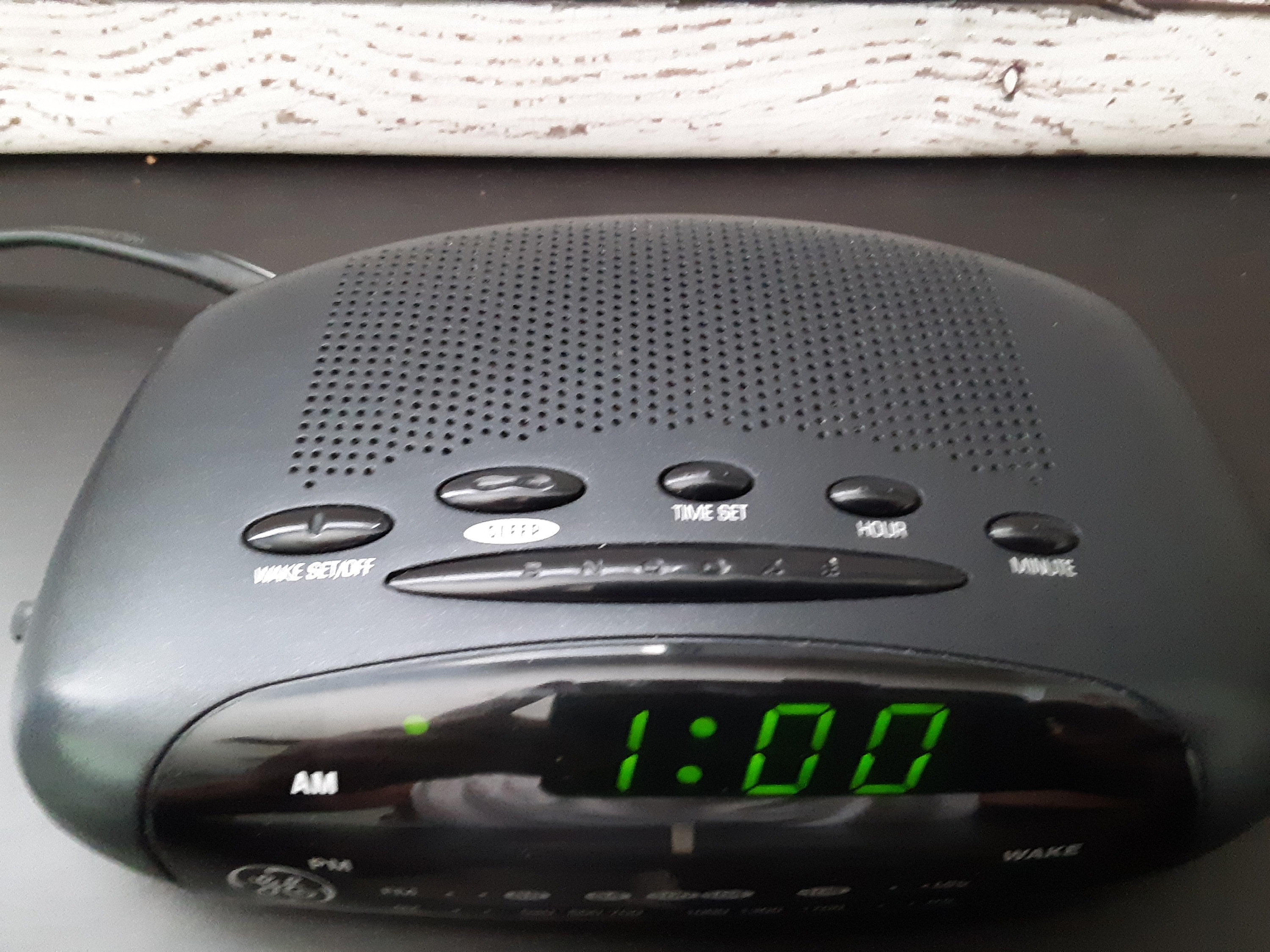 Vintage General Electric Alarm Clock Radio 74823A Etsy Canada