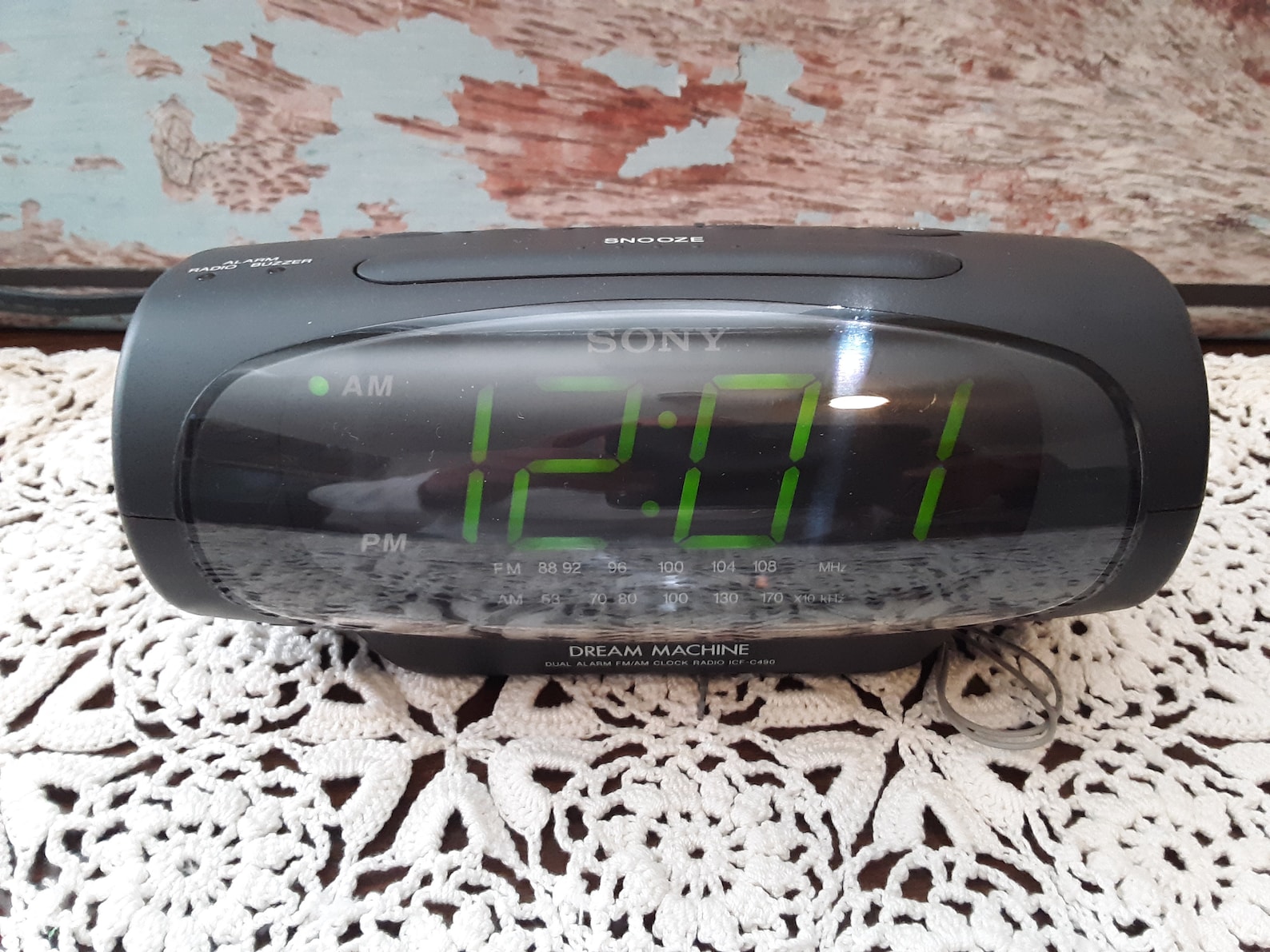 Vintage Sony Dream Machine Dual Alarm Clock Radio Large Etsy