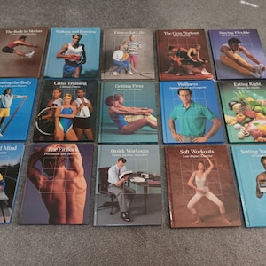 15 Vintage 1980&#39;s Time Life Hardcover Books - Fitness, Health & Nutrition