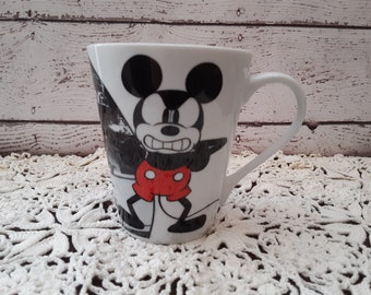 Taza de café con tira cómica de Mickey Mouse de Walt Disney