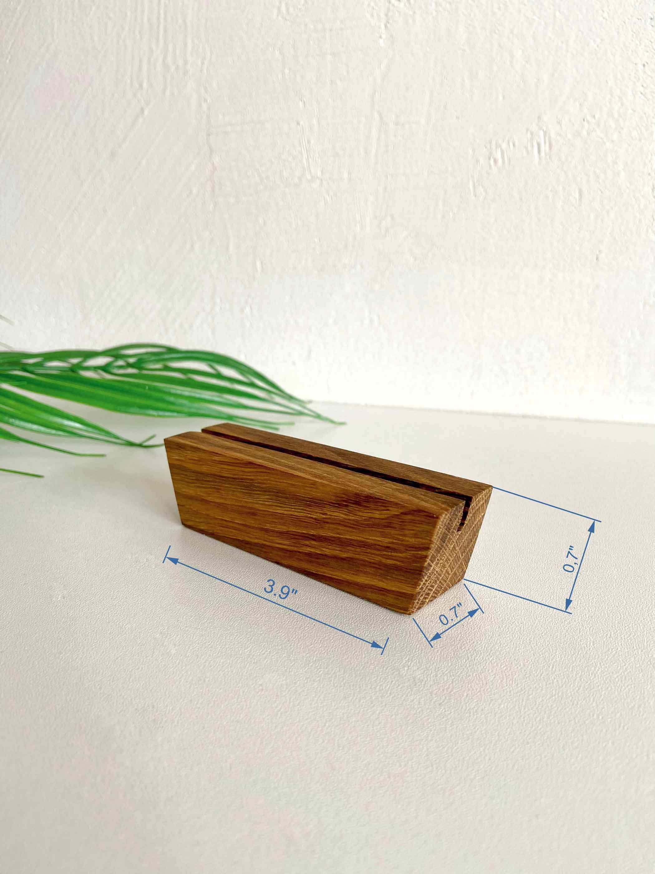 Natural Wood Photo Holder Wooden Picture Holder Shelf Decor Etsy