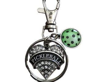 Pickleball "Key Ring" - Custom Designed Sports Jewelry