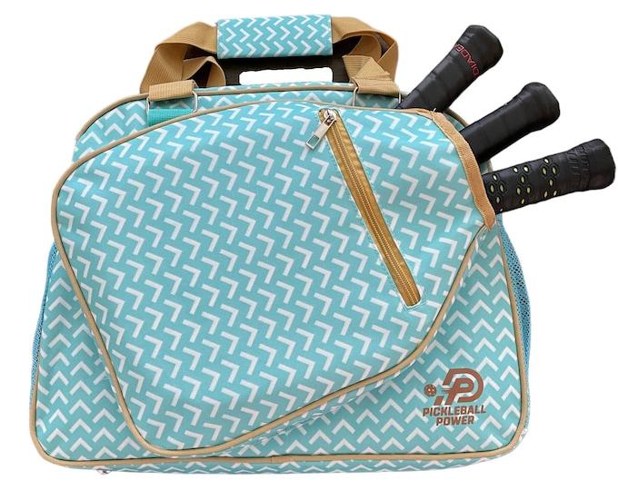 SALE! Pickleball Bag - "Inspired" - Designer Women's Side-Pocket Dufflebag | Made Exclusively For Pickleball!
